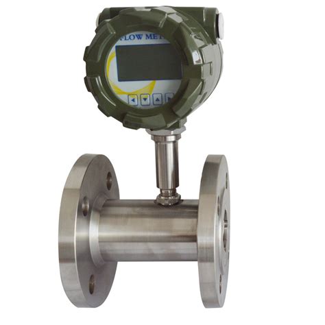 Flange Connection Digital Turbine Flow Meter For Liquids Sino Insts