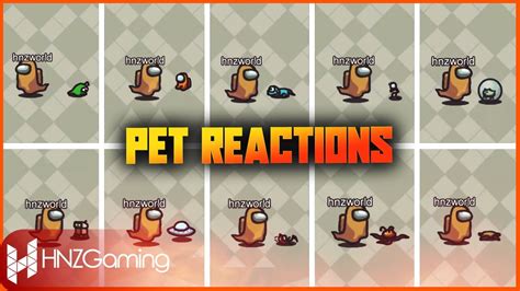 All Pet Reactions To Death In Among Us Youtube