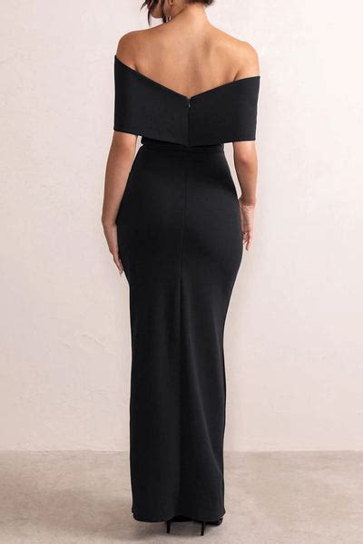 Sexy Solid Slit With Bow Off The Shoulder Irregular Dress Dresses Florcoo