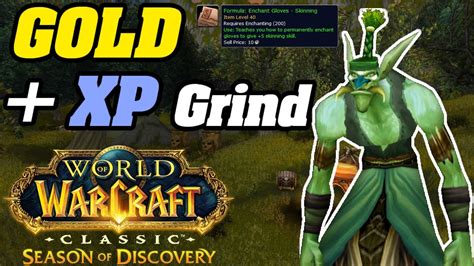 INSANE GOLD XP GRIND Phase 2 Season Of Discovery YouTube