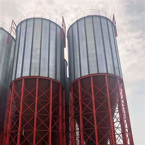 High Quality All Steel Structure Base Peanut Rice Maize Silo For