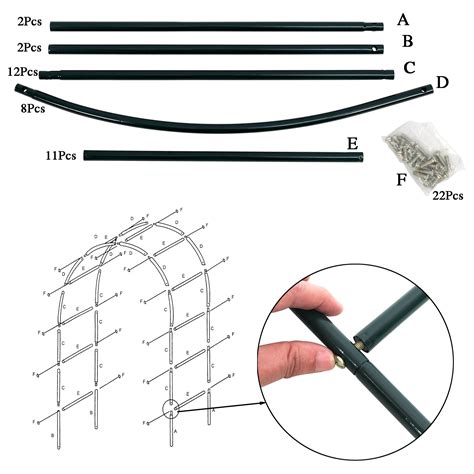 Garden Arbor Pergola Arch Plant Climbing Support F... – Vicedeal