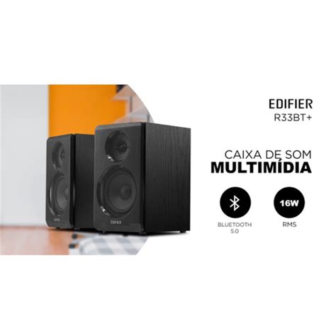 Monitor De Audio 16w Rms R33bt Edifier Plus Bluetooth Multimídia