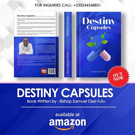 Destiny Capsules Ebook Osei Tutu Samuel Kindle Store