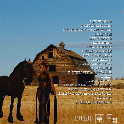 Beyoncé - Act II: Cowboy Carter (fan made tracklist) : r/freshalbumart