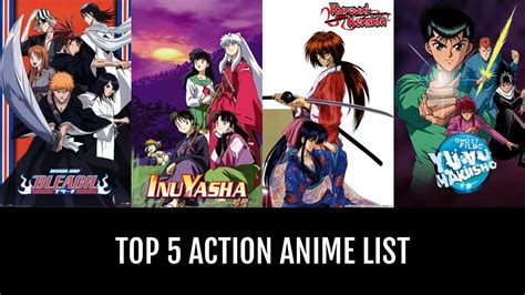 Top 5 Action Anime - by megab | Anime-Planet