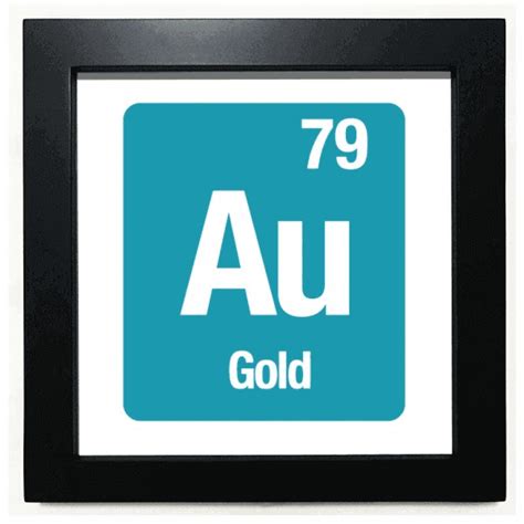 au checal element science Black Square Frame Picture Wall Tabletop ...