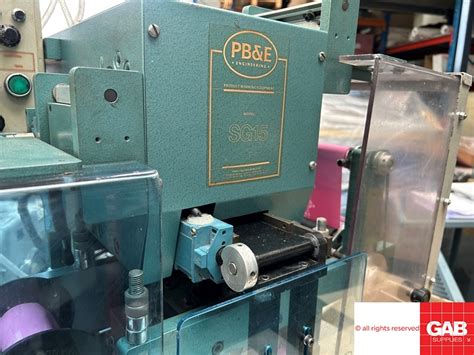 Used Other Machinery Hot Foil Marking Machine For Sale Pb E Sg