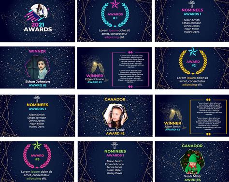 Free Professional Awards 20212022 Powerpoint Templates