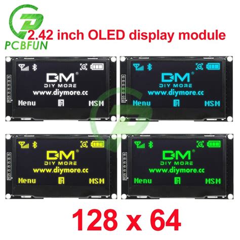 Módulo de pantalla OLED 2 42 de 12864 IIC I2C SPI Serial pantalla