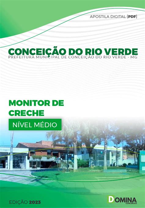 Apostila Pref Conceição Rio Verde Mg 2024 Monitor Creche