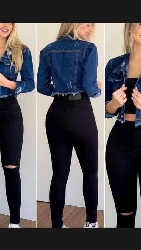 Arriba 33 Imagen Jeans Outfit Pantalon Negro Abzlocalmx