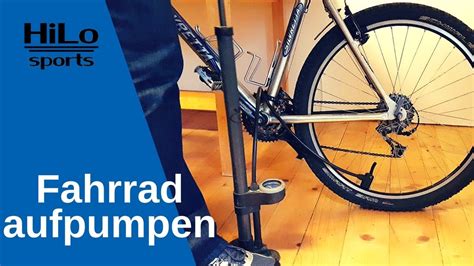 Fahrrad Aufpumpen Wie Du Deine Fahrradreifen Richtig Aufpumpst YouTube