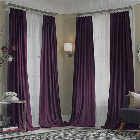 New Jcpenney Supreme Midnight Purple Pinch Pleated Drapes 100x95