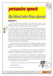 Persuasive Writing Worksheets