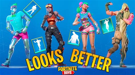 Legendary Fortnite Dances Looks Better With These Skins Youtube