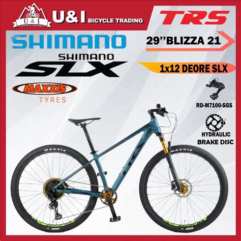 Trs Blizza Shimano Slx X Speed Alloy Mountain Bike Basikal