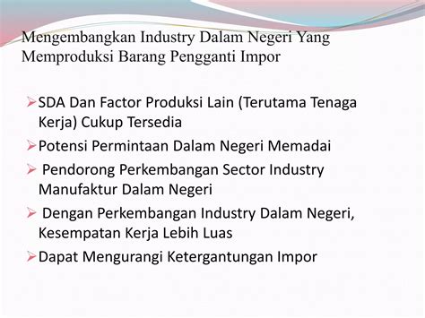 Industrialisasi Dan Perkembangan Sektor Industri Ppt