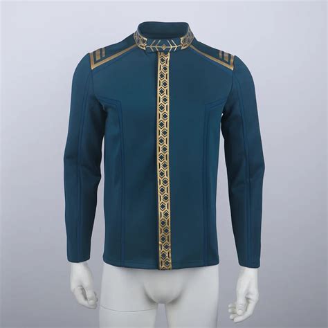 Star Trek SNW Captain Pike Gold Uniforms Spock Blue Top Shirts Cosplay ...