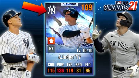 New Diamond Prime Aaron Judge Upgraded And Trained Mlb Innings