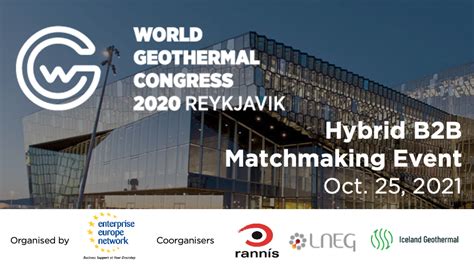 Geothermal B2B Hybrid Matchmaking Event Oct 25 2021