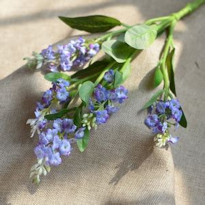 Silk Blue Purple Lavender Small Blue Flowers Floral Arrangement Fillers ...