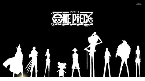 One Piece Black And White Wallpapers Wallpaper Cave