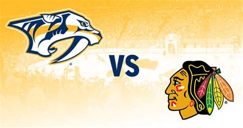 Nashville Predators Vs Chicago Blackhawks Bridgestone Arena