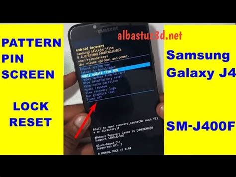 Sm J F Samsung Galaxy J Hard Reset And Pattern Lock Reset Youtube