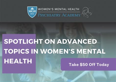 50 Off Spotlight On Advanced Topics In Womens Mental Health