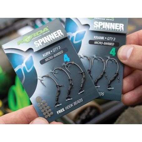 Korda Spinner Kurv Hook Sections