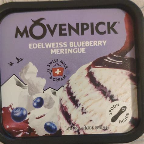 Мороженое Голубика с Меренгой Edelweiss Blueberry Meringue Movenpick ...