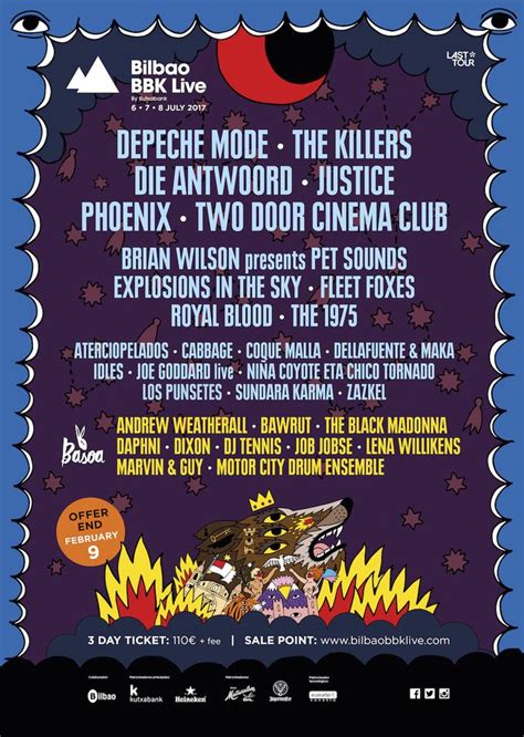 Bilbao BBK Live 2017 Add More Exciting Names To Expanding Line Up