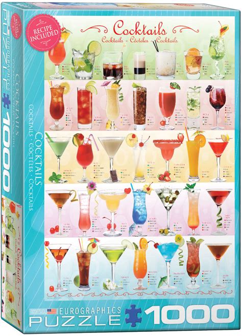 EuroGraphics 6000 0588 Cocktails 1000 Teile Puzzle