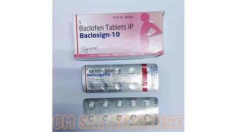 Baclosign 10 MG TABLETS At Rs 100 Stripe Baclofen Tab In Nagpur ID