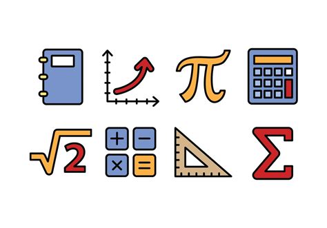 Iconos Matemáticas 143139 Vector En Vecteezy