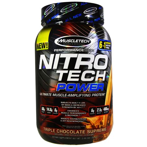 Muscletech Nitro Tech Power Ultimate Muscle Amplifying Protein Triple