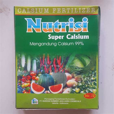 Pupuk NUTRISI Super Calsium 1KG Mengandung 99 Kalsium Untuk Tanaman