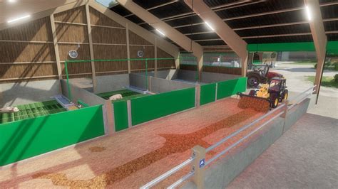 FS22 Modern Pigs Barn v 1 0 0 2 Animal Pens Mod für Farming Simulator 22