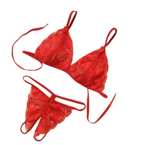 FULL SET Bộ Đồ Lót Ren Xẻ đáy kèm Đai Hông và Tất lingerie Lọt Khe Nữ BigBuy bigbuy vn