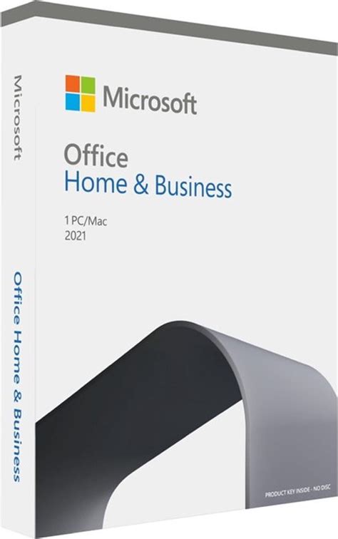 Microsoft Office 2021 Home And Business Kantoorsuite Volledig 1 Licentie S Multitalig Bol