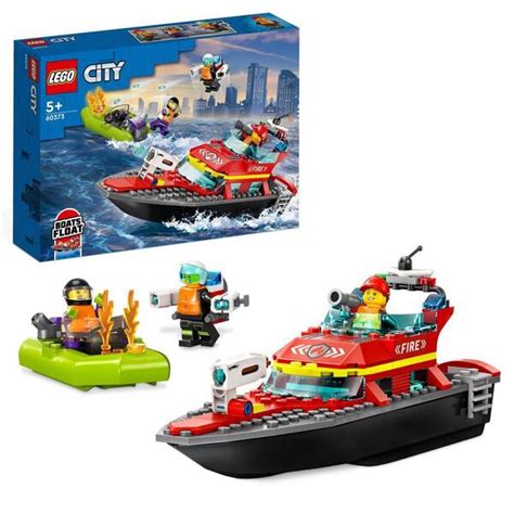 60373 LEGO City Le Bateau De Sauvetage Des Pompiers LEGO King