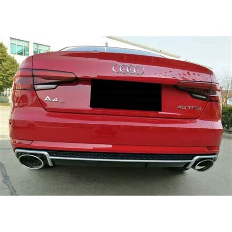 Difusor Trasero Audi A4 B9 2016 MALAGA SPORT TUNING