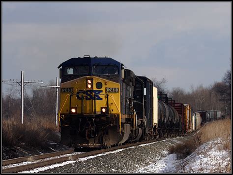 JT S Album CSX 248 With Mixed Freight Approaches Hastings Rd