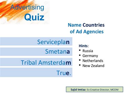 Advertising Quiz