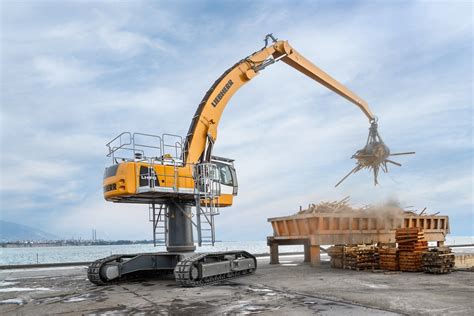 Liebherr Lh C High Rise Port Litronic Bagger Technische Daten