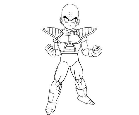 Krillin Pages Coloring Pages