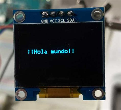 Ssd Pantalla Oled Con Arduino Y Esp I C