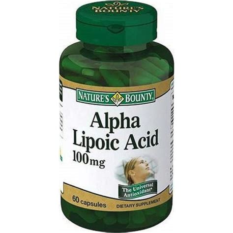 Buy Nature S Bounty Alpha Lipoic Acid Mg Capsules Online