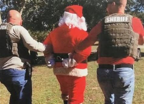 Arrested Santa